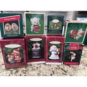 Vintage Hallmark Christmas Ornaments Original Box All Great Condition‎ 2375